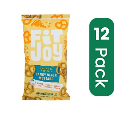 Fitjoy - Pretzels Green Free Honey Mustard 4.5 oz (Pack of 12)