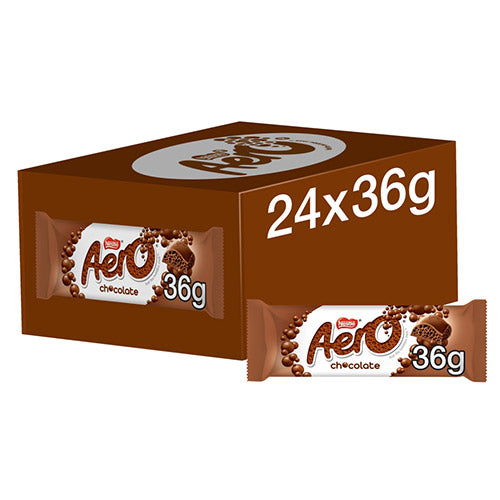 NESTLE (Pack of 24) Nestle Aero Milk Chocolate Bar 1.26 Oz