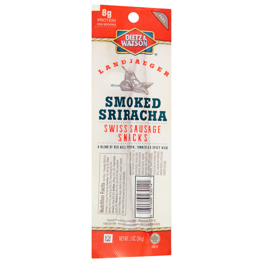 Dietz & Watson Sriracha Landjaeger - 2 Oz (Pack of 24)