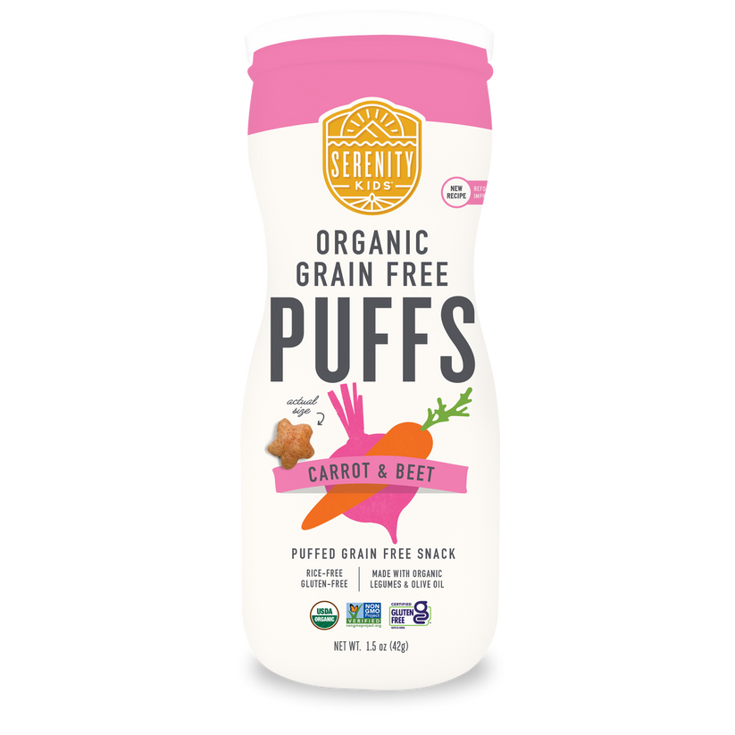 Serenity Kids Toddler Puffs Carrot Beet