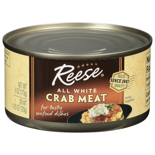 Reese Crabmeat All White 6 oz (Pack of 12)
