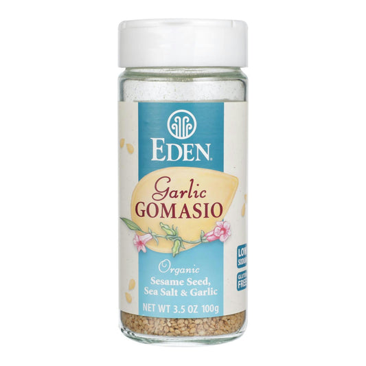 Eden Foods Organic Gomasio Sesame Salt Garlic 3.5 Oz Pack of 12