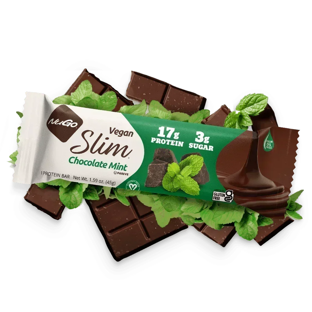 NUGO PROTEIN BA (Pack Of 24) Nugo Protein Bars And Snack Bar Slim Chocolate 1.59 Oz - 2 Boxes of 12 each