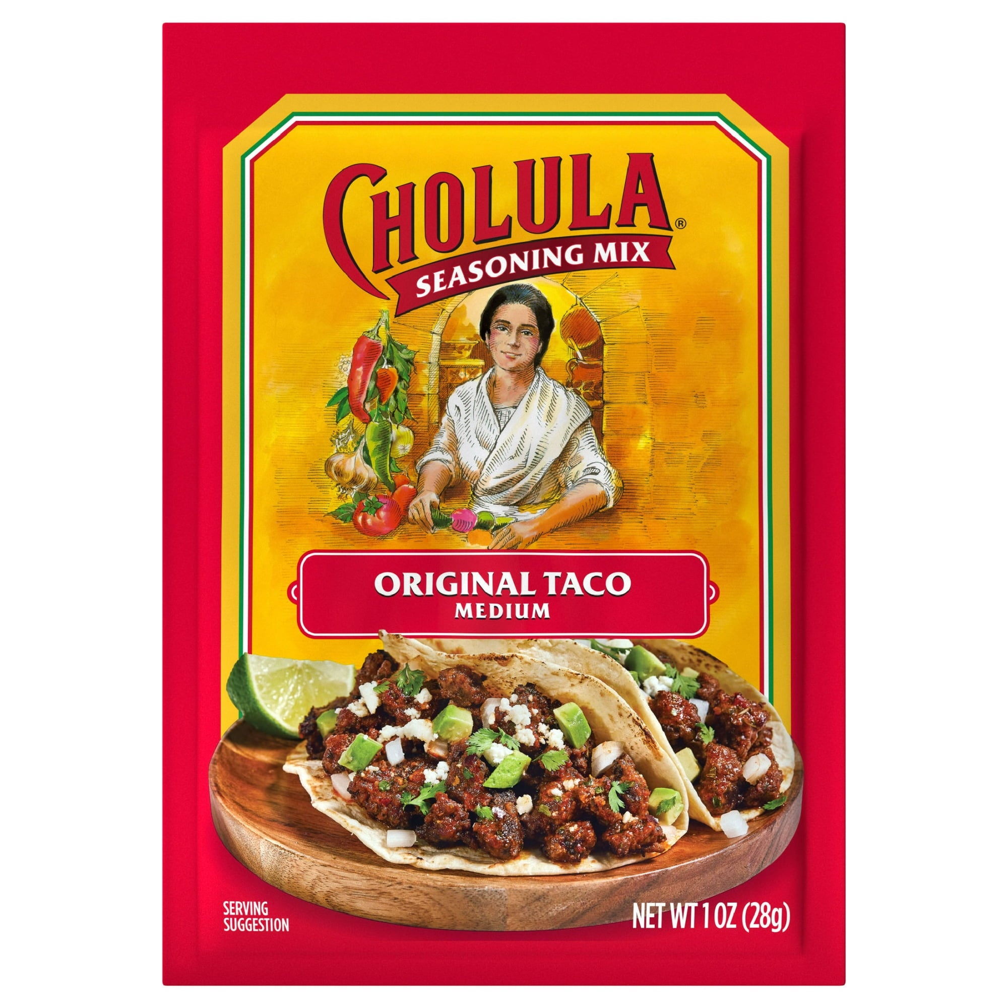CHOLULA (Pack of 36) Cholula Original Taco Seasoning Mix Herbs and Spices 1 Oz