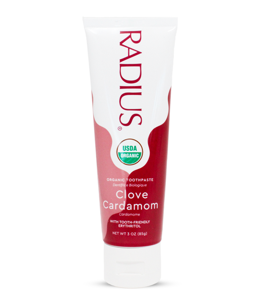 RADIUS (Pack of 7) Radius Organic Clove Cardamom Toothpaste Tthpst 3 Oz