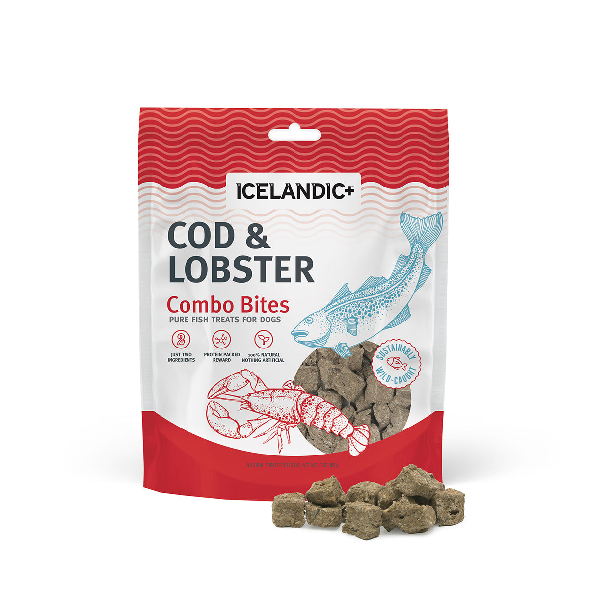 Icelandic Plus Dog Treat Cod Lobster Bite