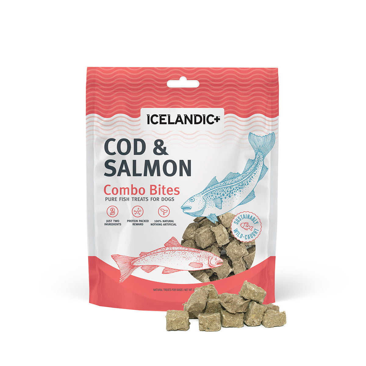Icelandic Plus Dog Treat Cod Salmon Bites