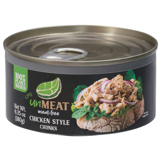 Unmeat Meat-Free Chicken Chunks 6.35 oz (Pack of 12)