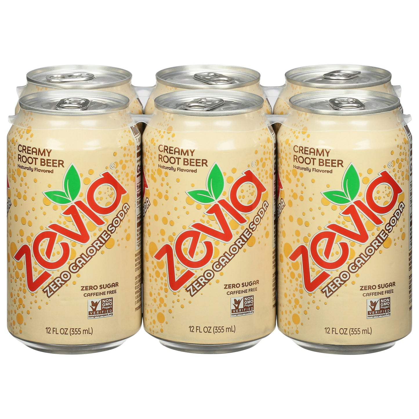 Zevia Zero Root Beer 72 FO (Pack of 4)