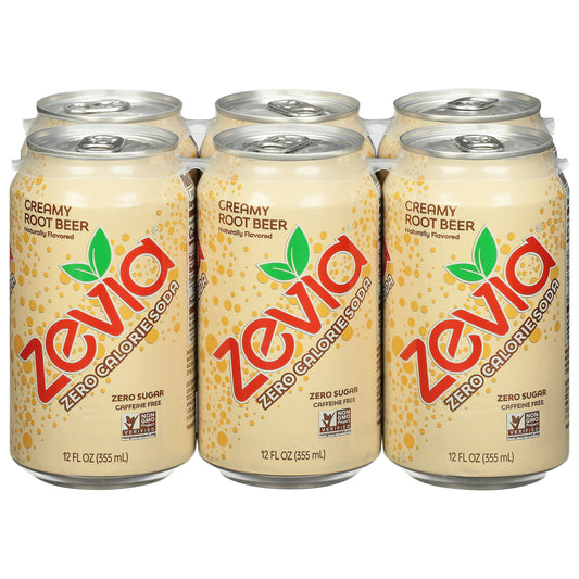 Zevia Zero Root Beer 72 FO (Pack of 4)