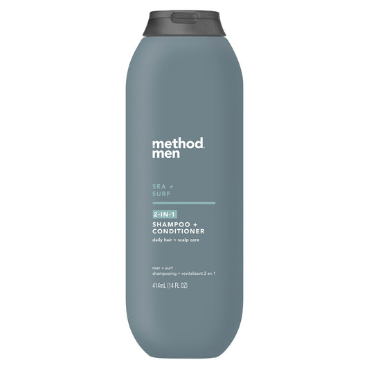 Method Home Care Shampoo Men 2In1 Sea Surf 14 Oz