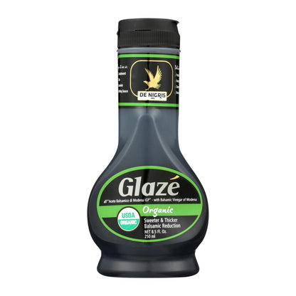 De Nigris Glaze Organic Balsamic - 8.5 Fl. oz (Pack of 6)