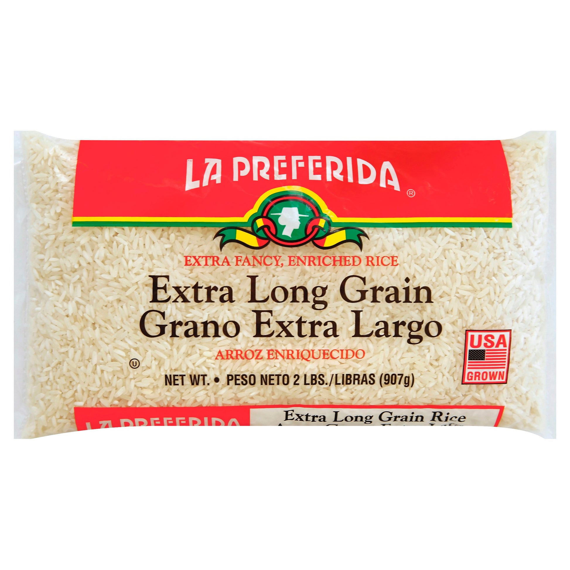 La Preferida Rice Extra Long Grain Enriched Extra Fancy - 2 Lb (Pack of 15)