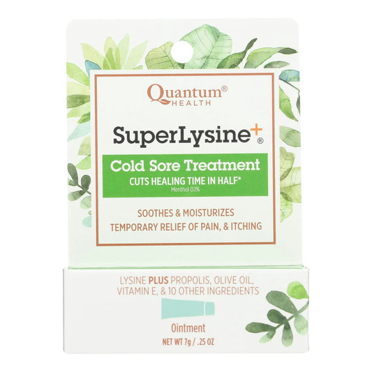 Quantum Super Lysine Plus Cold Sore Treatment - 0.25 oz (Pack of 3)