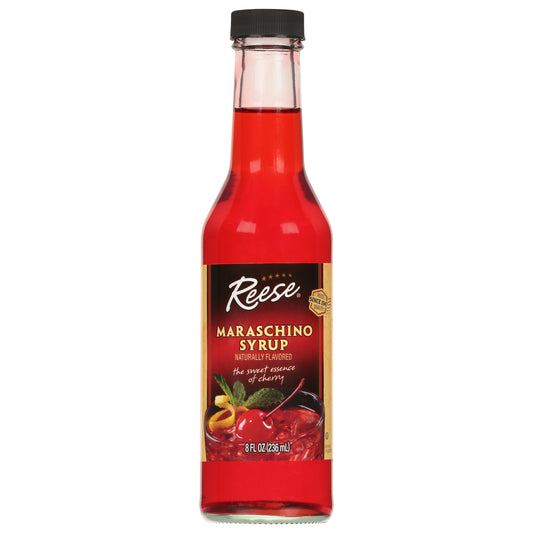 Reese Syrup Maraschino 8 oz (Pack of 6)