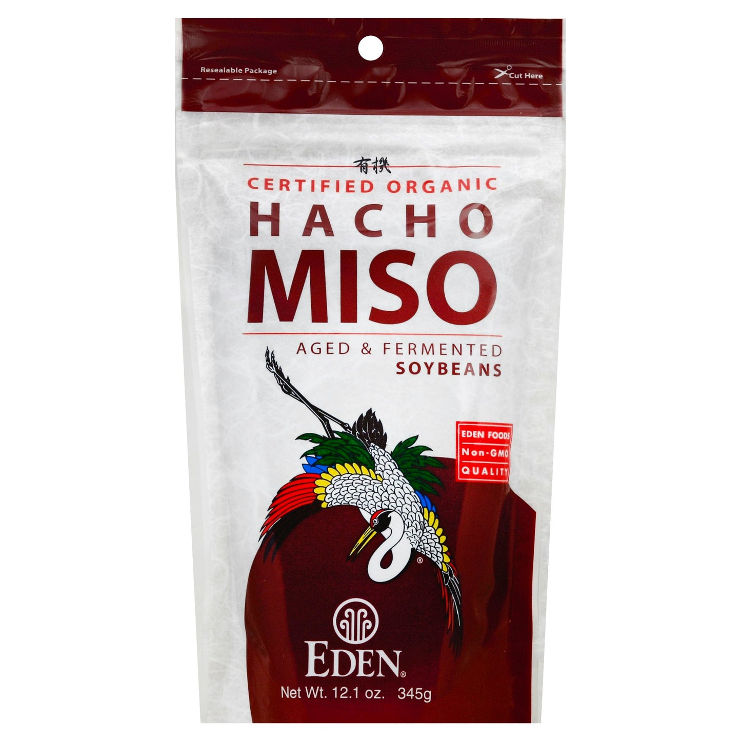 Eden Foods Miso Hacho Soy Organic 12.1 Oz Pack of 12