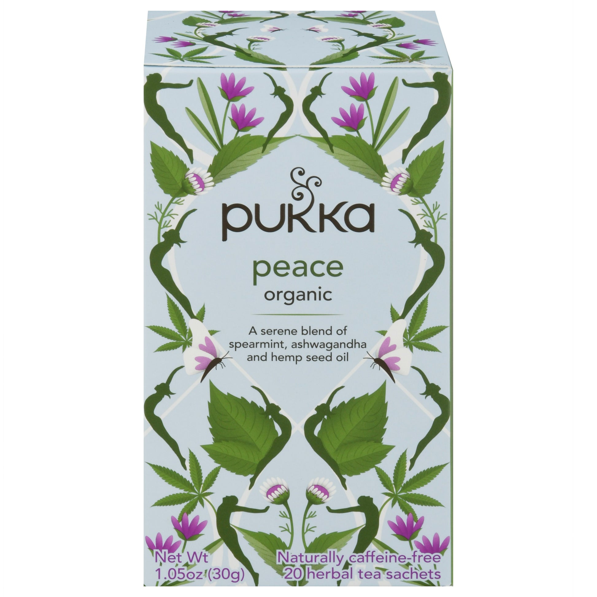 Pukka Herbs Tea Herbal Peace Organic 20 Bg Pack of 4