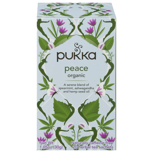 Pukka Herbs Tea Herbal Peace Organic 20 Bg Pack of 4