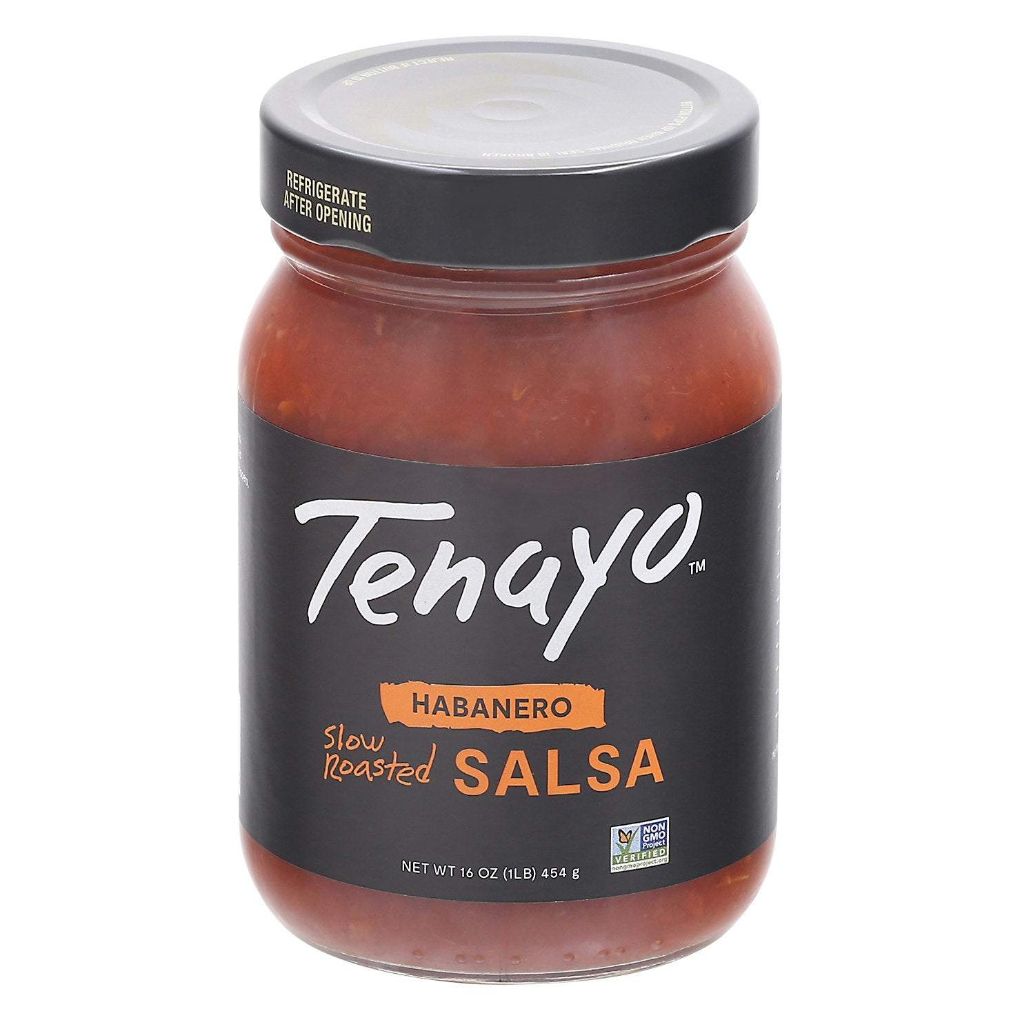 Tenayo Salsa Habanero Slow Roasted 16 Oz Pack of 6