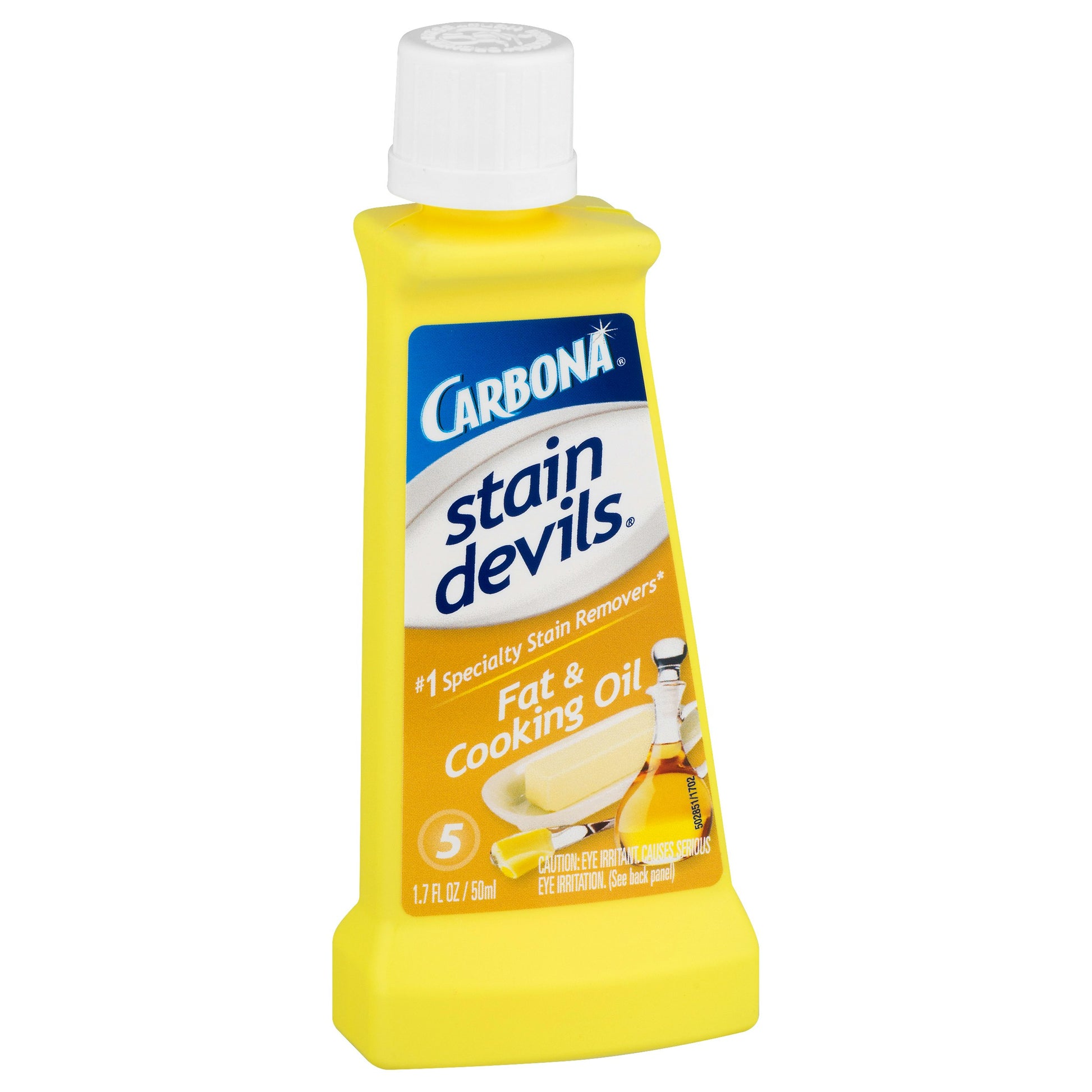 Carbona Stain Devils Stain Remover Fat & Cooking Oil Bottle - 1.7 Fl. oz (Pack of 6)