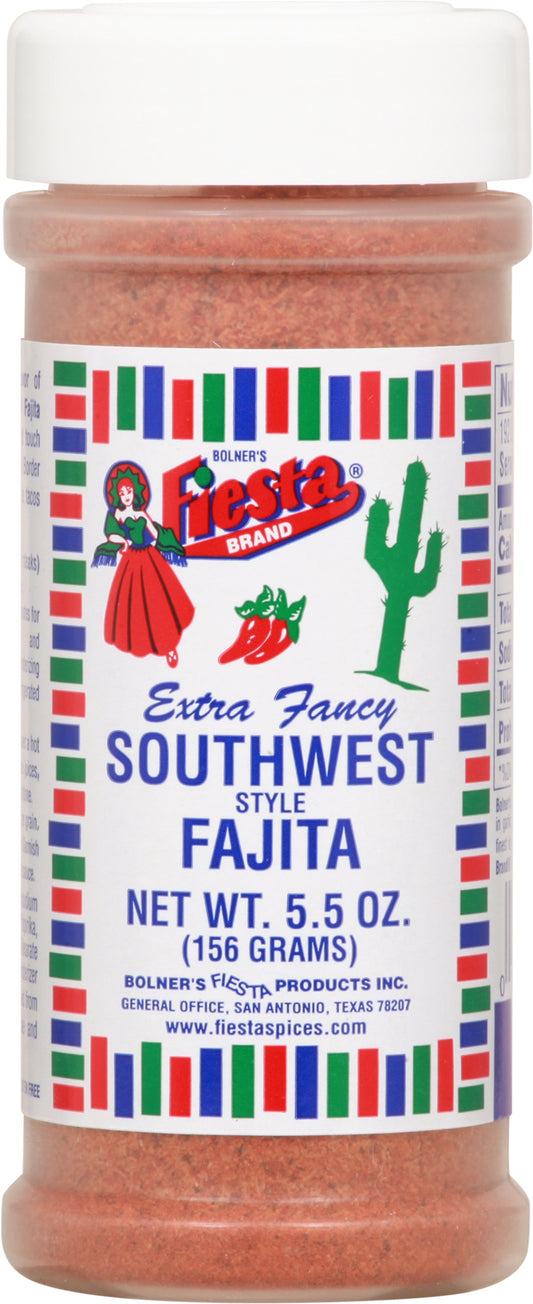 Fiesta Seasoning Fajita Southwest Style 5.5 Oz (Pack of 6)