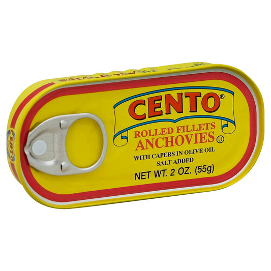 Cento Anchovy Rolled 2 oz (Pack Of 25)