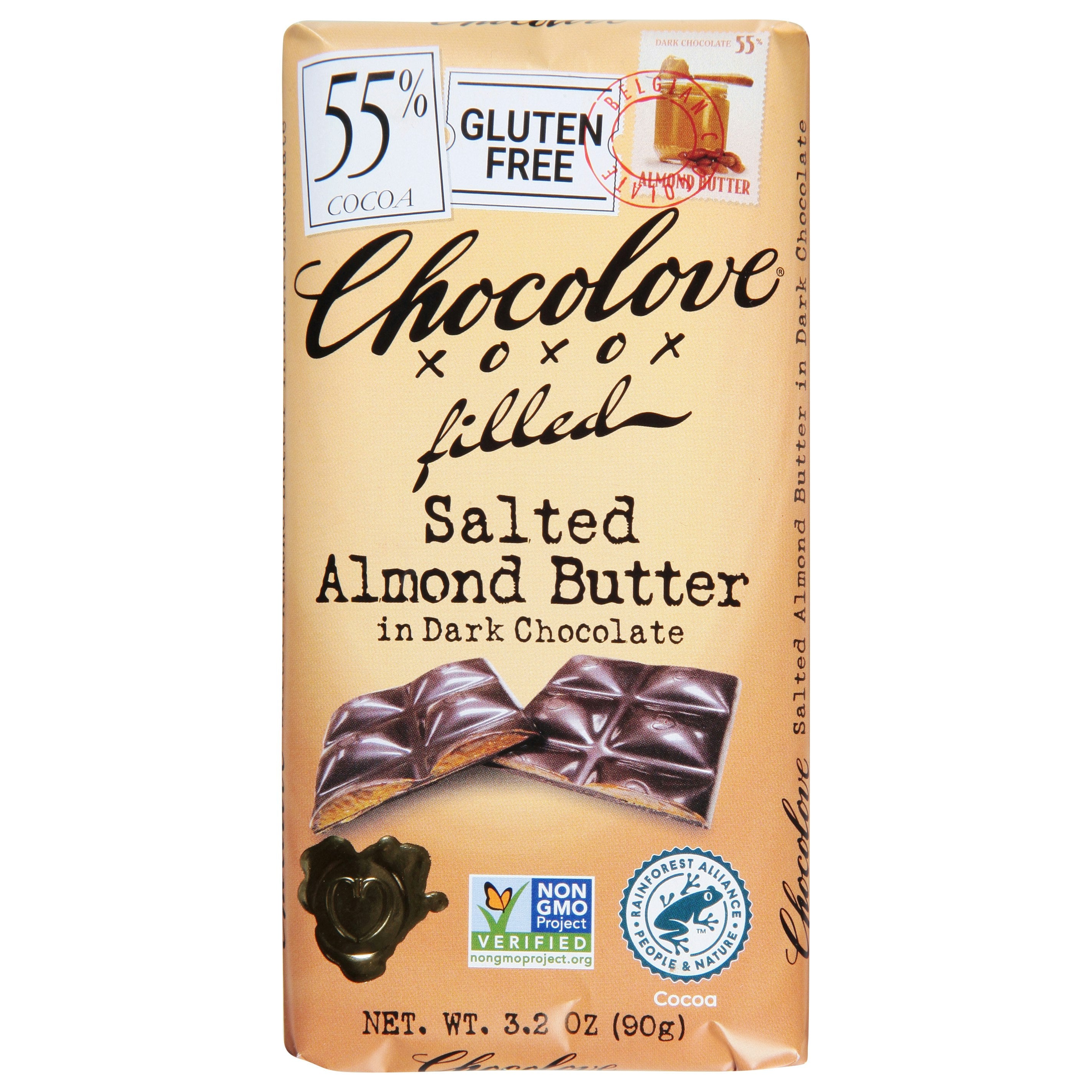 Chocolove Chocolate Bar Dark Almond Butter