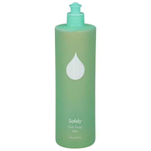 Safely Dish Soap Liquid Rise 16 FO (Pack of 6)
