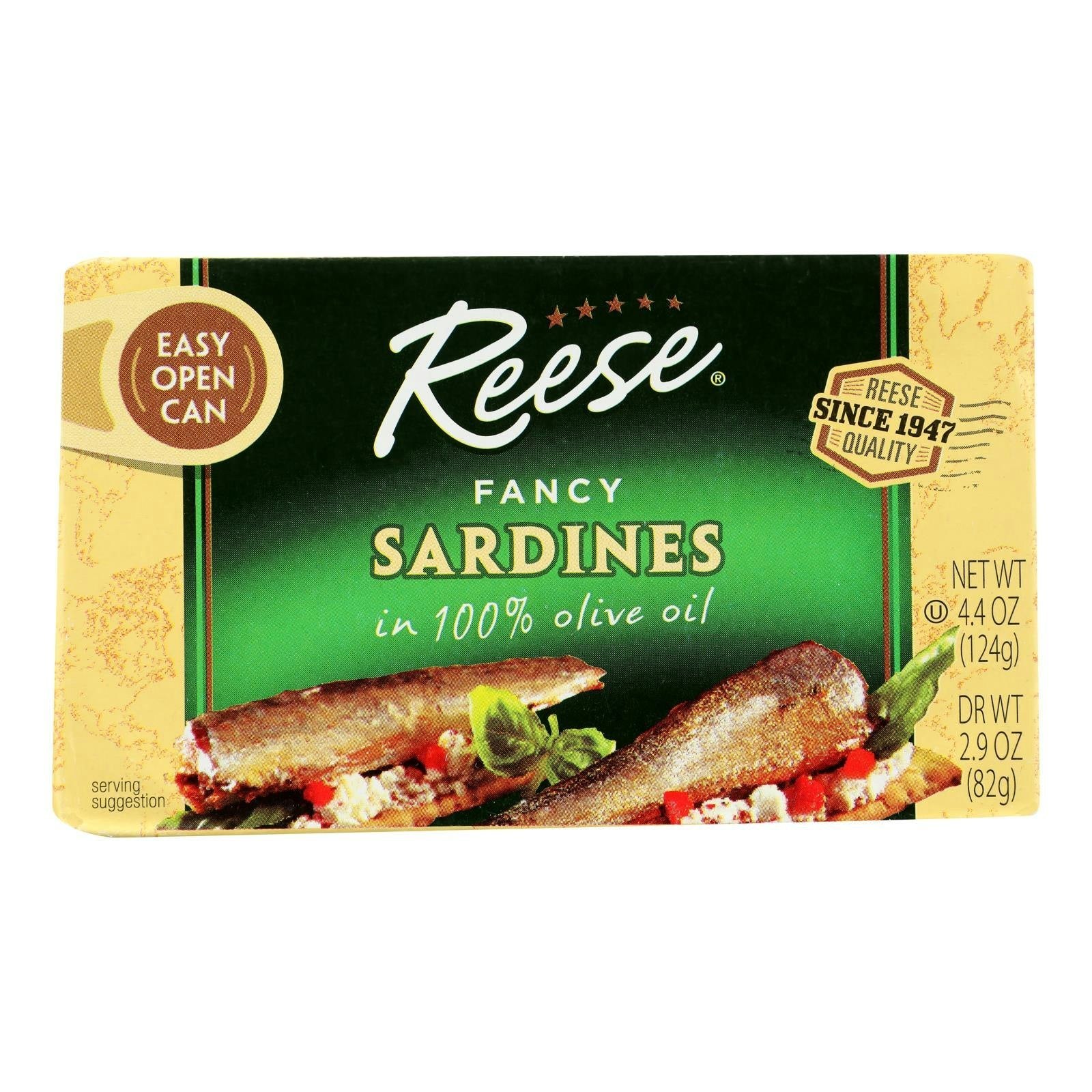 Reese's Fancy Sardines 4.37 oz (Pack of 10)