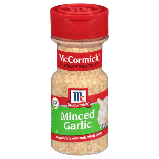 Mc Cormick Seasoning Garlic Minced 3 Oz Pack of 6