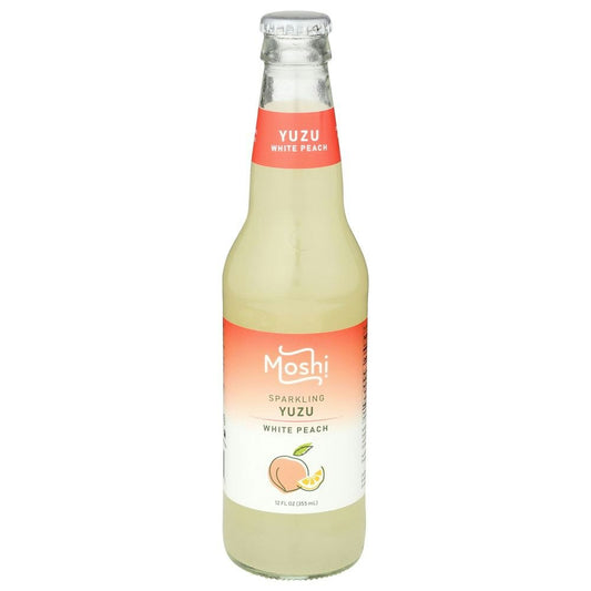 Moshi Juice Sparkling Yuzu Peach 12 Fo Pack of 12