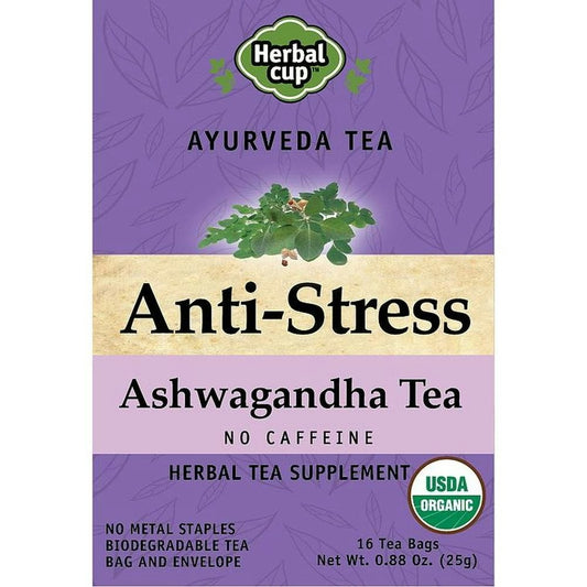 Herbal Cup Anti Stress Ashwagandha Tea 16 Bg Pack of 6