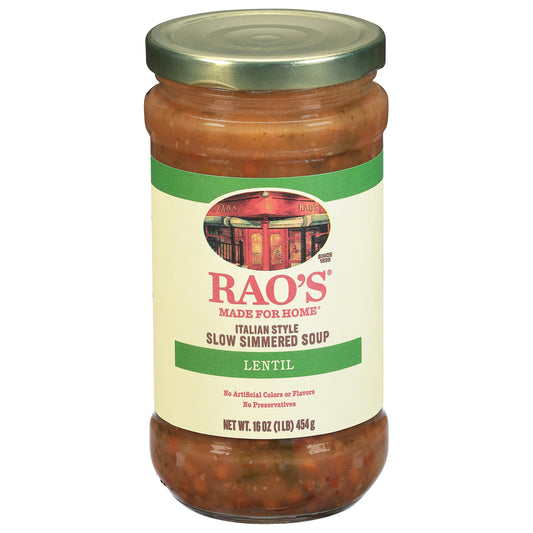 Raos Soup Lentil Italian 16 Oz (Pack of 6)