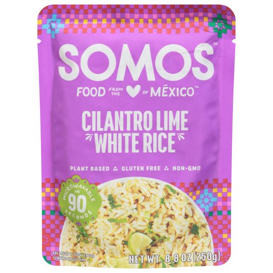 Somos Rice White Cilantro Lime 8.8 Oz (Pack of 6)