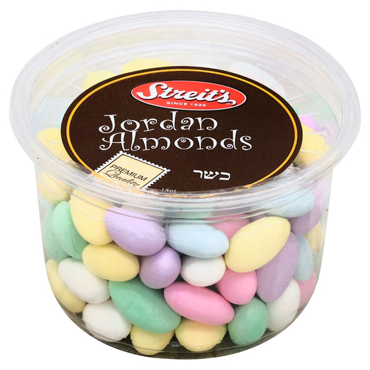 Streits Jordan Almonds - 14 Oz (Pack of 6)