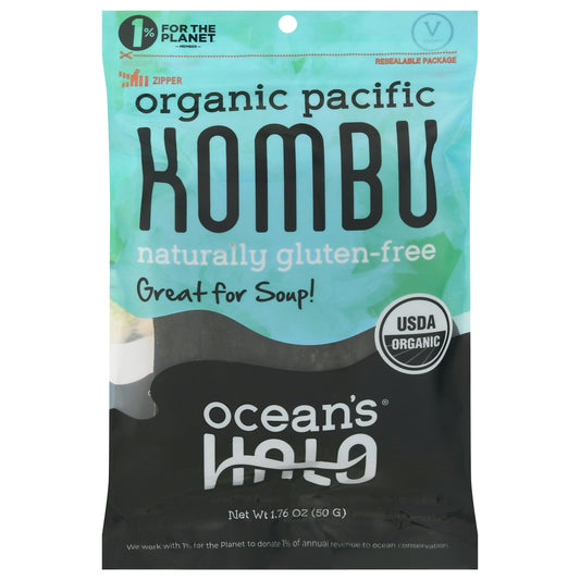 Oceans Halo Kombu Leaf Organic 1.76 Oz (Pack of 10)