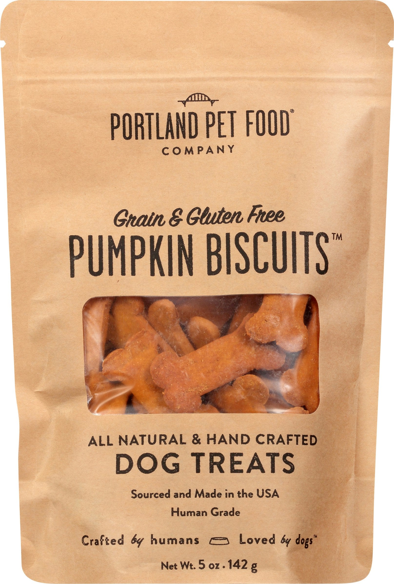Portland Pet Food Company Biscuit Dog Pumpkin 5 Oz (Pack Of 6)