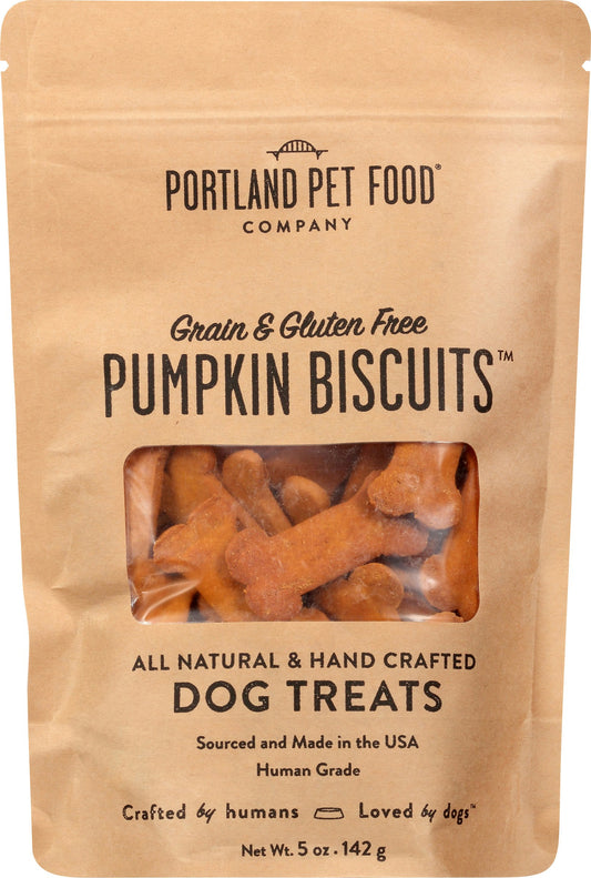 Portland Pet Food Company Biscuit Dog Pumpkin 5 Oz (Pack Of 6)