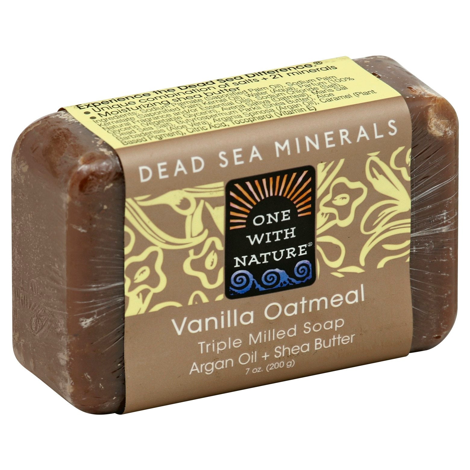 One With Nature Soap Bar Vanilla Oatmeal 7 Oz (Pack of 3)