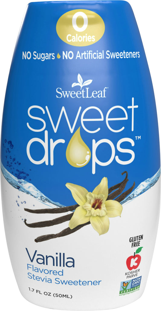 Sweetleaf Stevia Sweet Drop Vanilla 1.7 Oz Pack of 12