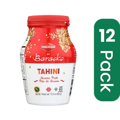 Haddar Tahini Sesame Paste 15.9 oz (Pack of 12)