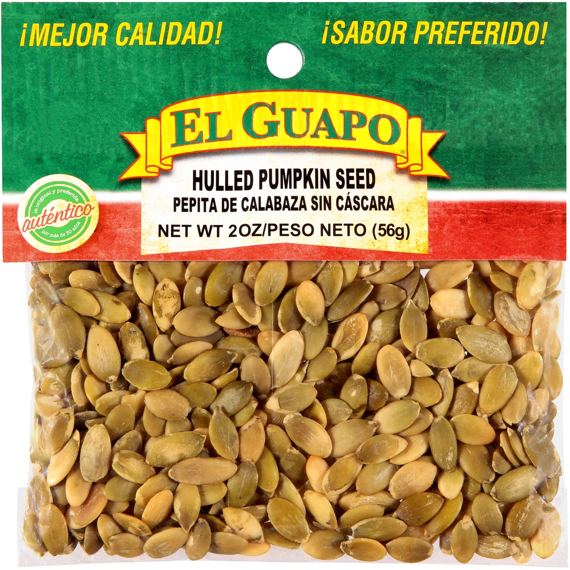 EL GUAPO (Pack of 36) El Guapo Pumpkin Seed Natural 2 Oz