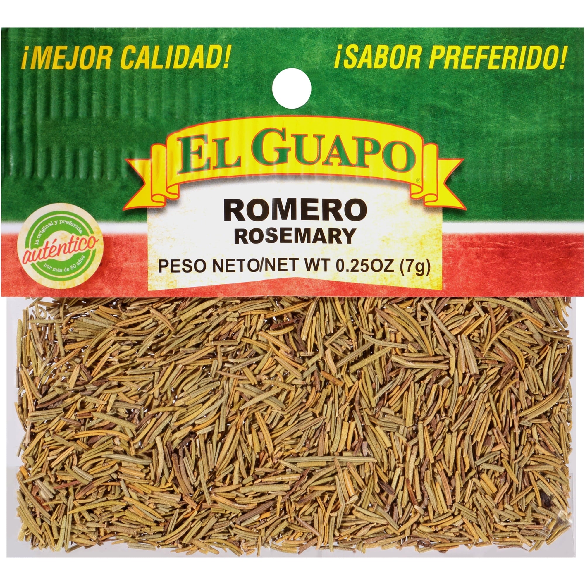 EL GUAPO (Pack of 48) El Guapo Rosemary Natural Mexican Herb Seasoning 0.25 Oz