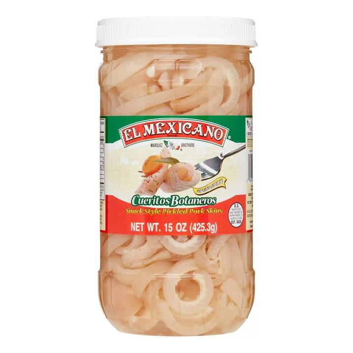 El Mexicano Cueritos Botaneros Natural Mexican Pickled Pepper