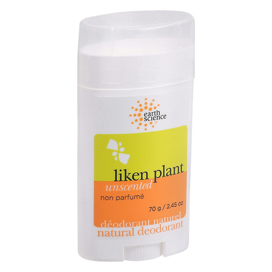 Earth Science Deodorant Liken Unscented 2.45 Oz (Pack of 3)