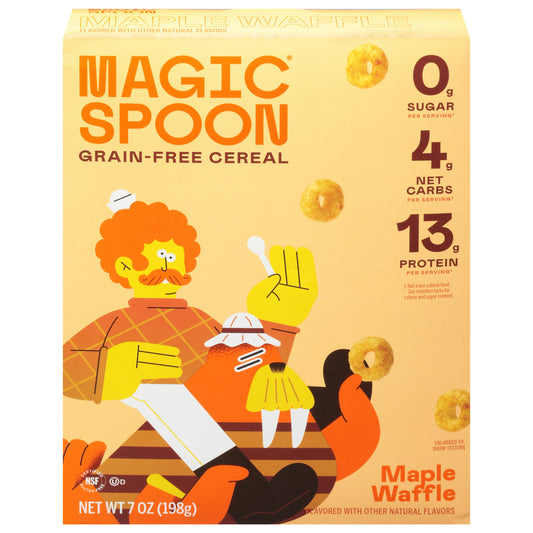 Magic Spoon Cereal Maple Waffle 7 Oz (Pack Of 8)