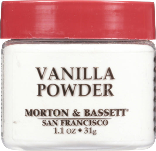 Morton & Bassett Seasoning Vanilla Powder 1.1 Oz Pack of 3