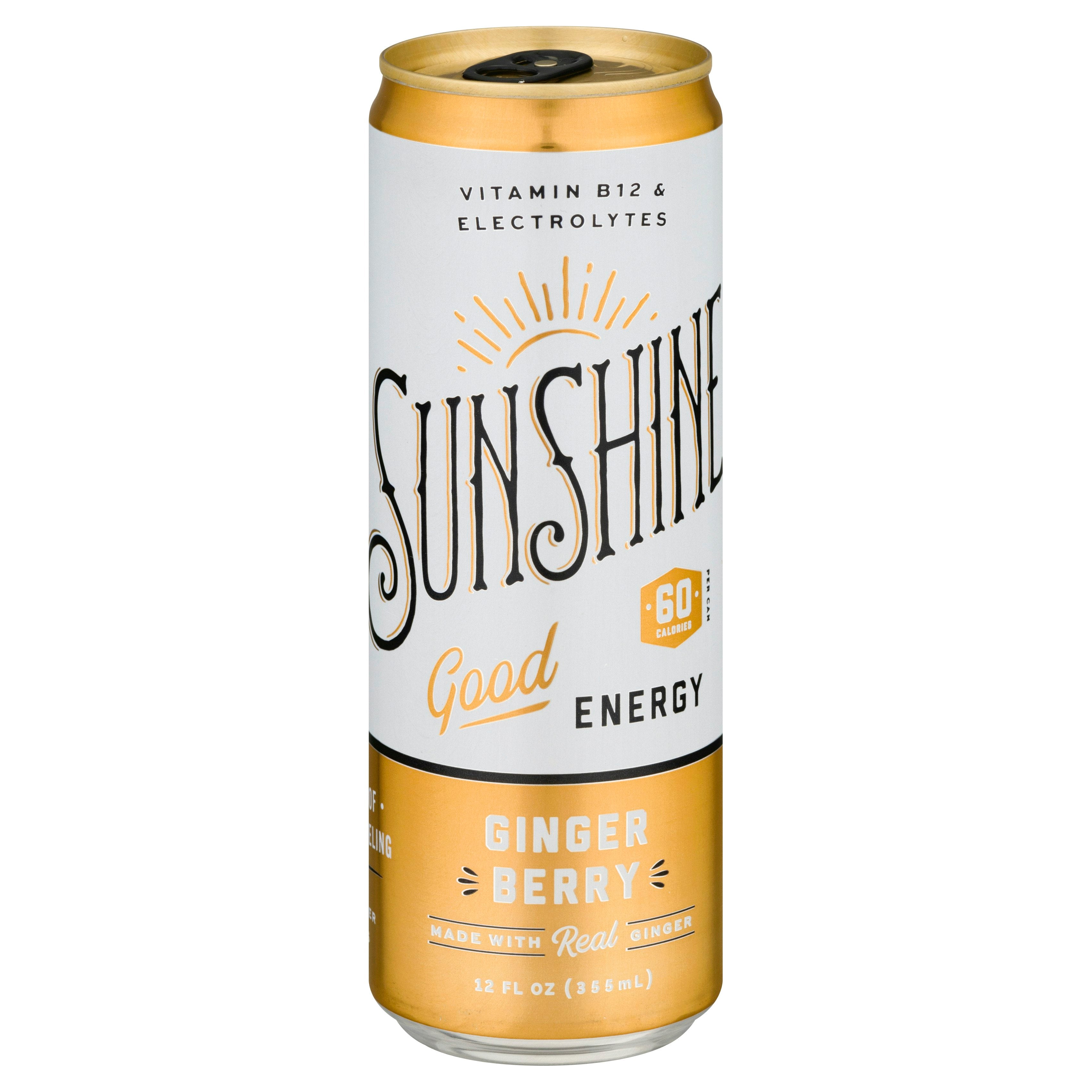 Sunshine Drink Energy Ginger Berry