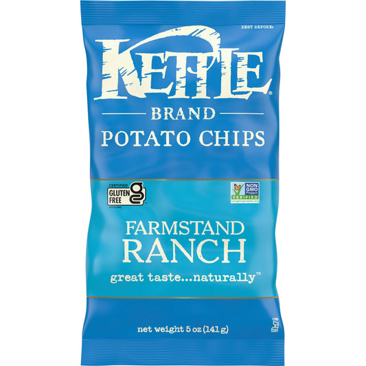 Kettle Foods Chips Farmstand Ranch 5 oz (Pack of 15)