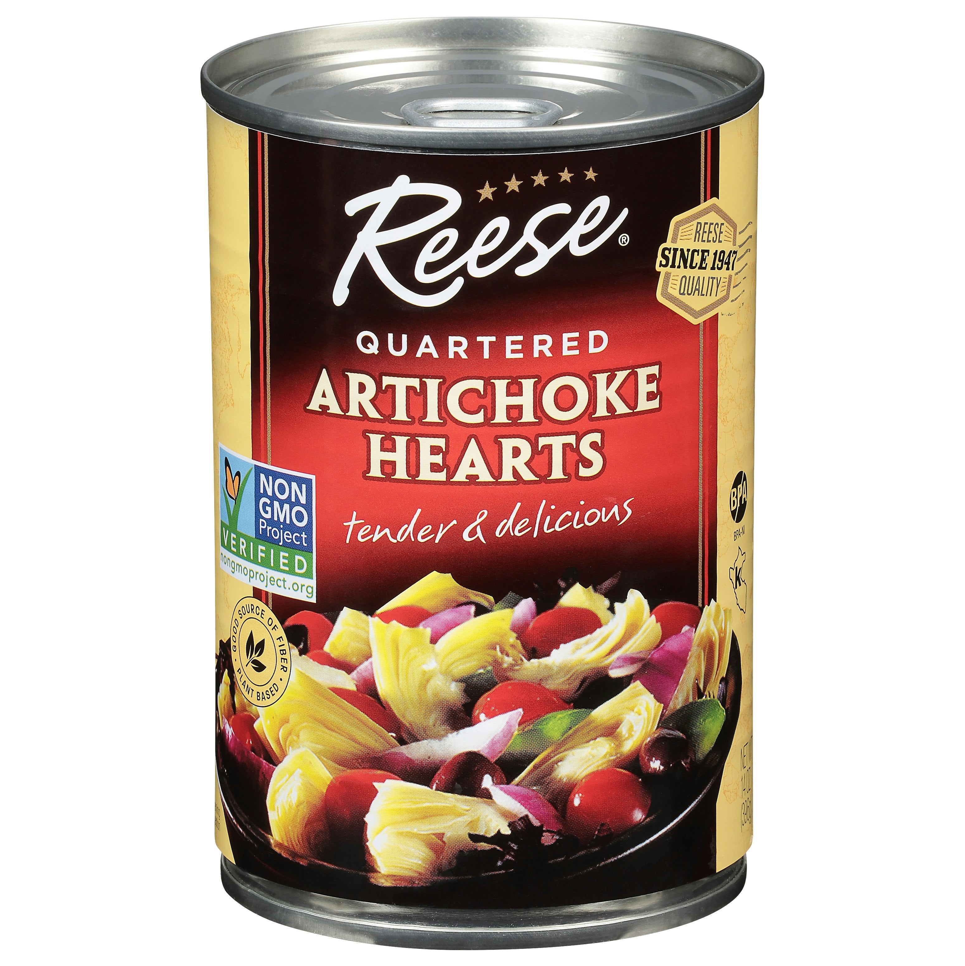 Reese Artichoke Hearts Quartered